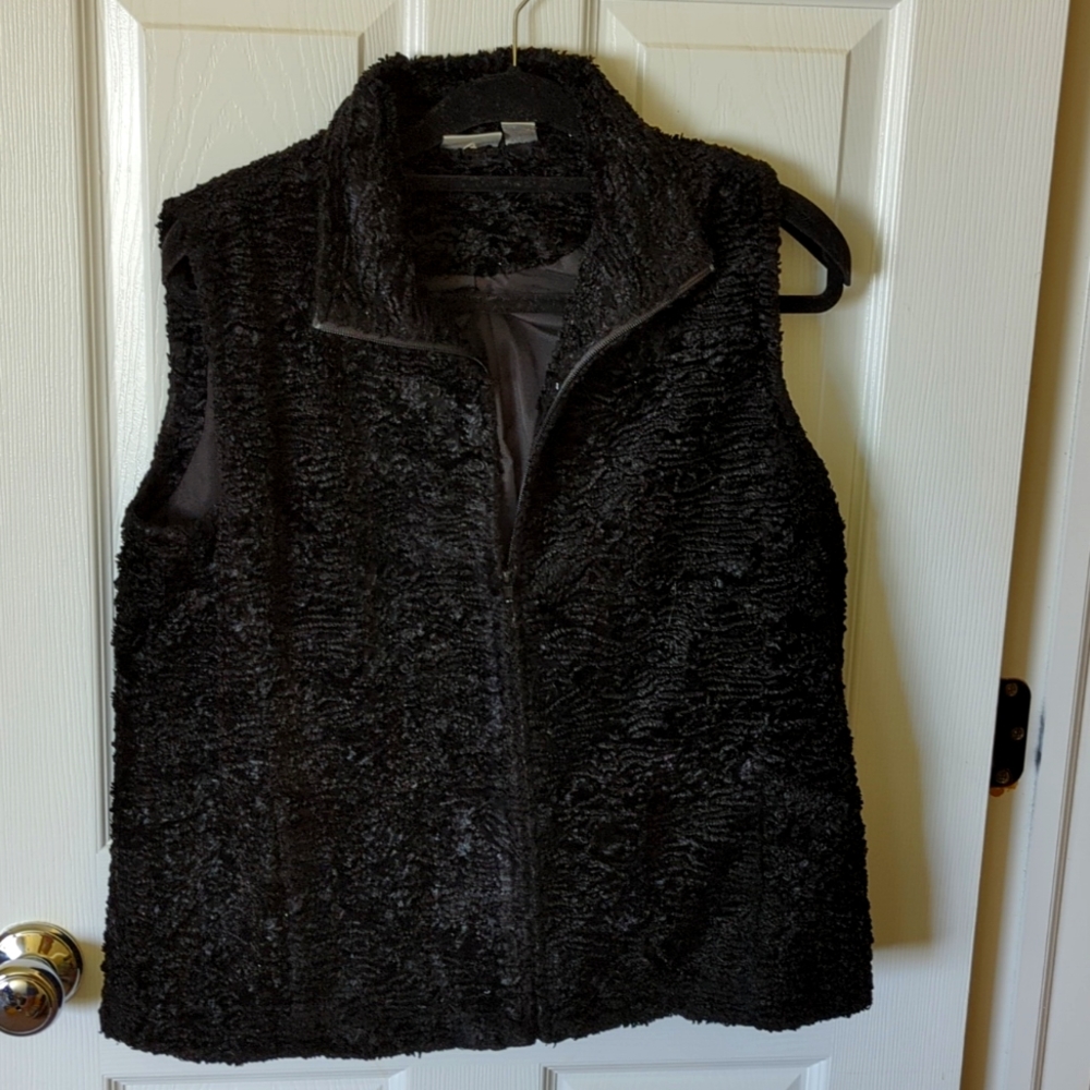 Chico's Black soft vest